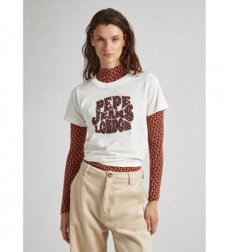 Pepe Jeans T-shirt Claritza blanc
