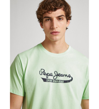 Pepe Jeans Zelena majica Claude