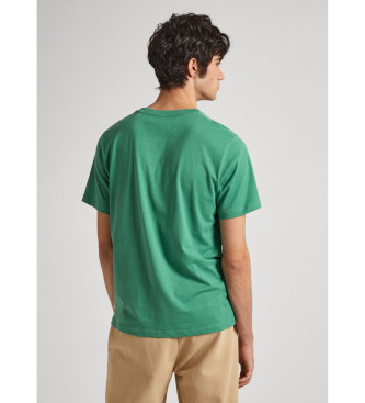 Pepe Jeans Zielona koszulka Claude