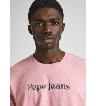 Pepe Jeans Camiseta Clifton rosa