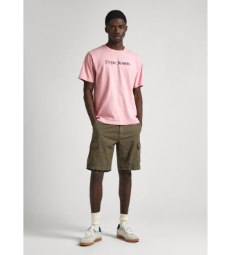 Pepe Jeans Clifton T-shirt roze