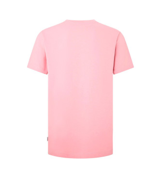 Pepe Jeans Clifton T-shirt roze