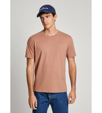 Pepe Jeans T-shirt Connor castanha