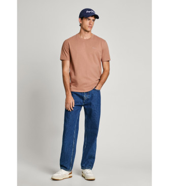 Pepe Jeans T-shirt Connor marron