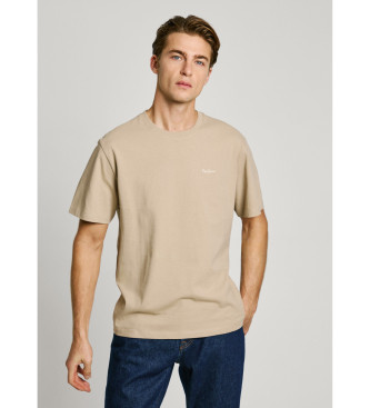 Pepe Jeans Contrast Connor T-shirt beige