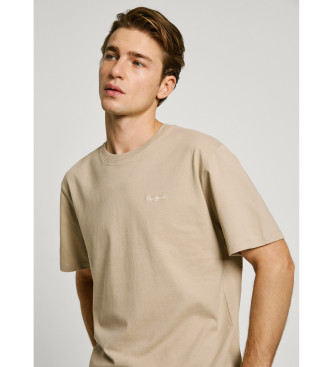 Pepe Jeans Contrast Connor T-shirt beige