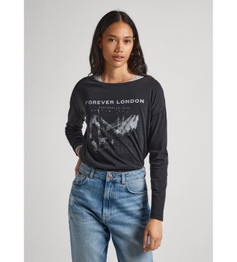 Pepe Jeans T-shirt Coralia svart