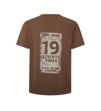 Pepe Jeans T-shirt Corbus marron