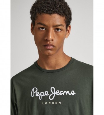 Pepe Jeans T-shirt Eggo Long N verde
