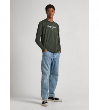 Pepe Jeans T-shirt comprida Eggo verde