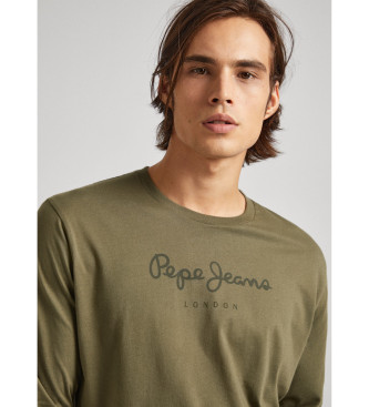 Pepe Jeans Koszulka z długim rękawem Eggo zielona