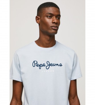 Pepe Jeans T-shirt azzurra Eggo N