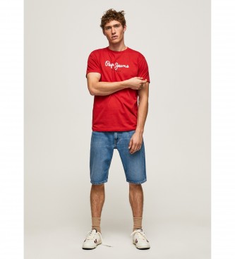 Pepe Jeans Eggo N T-shirt vermelha