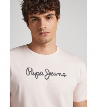 Pepe Jeans T-shirt Eggo N cor-de-rosa
