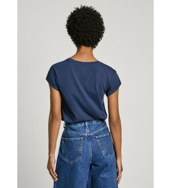 Pepe Jeans Maglietta Elvia blu scuro