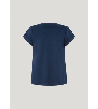 Pepe Jeans Elvia-T-Shirt, marineblau