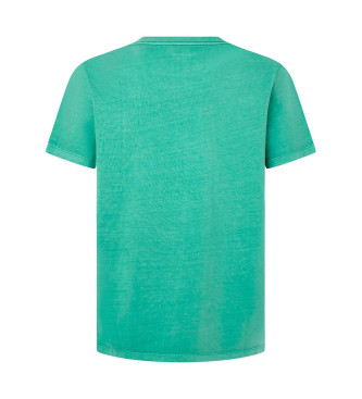 Pepe Jeans T-shirt vert Emb Eggo