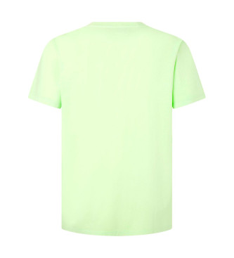 Pepe Jeans Zielona koszulka Emb Eggo