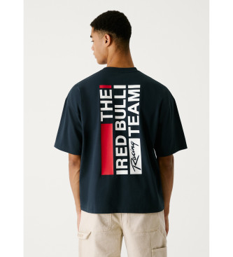 Pepe Jeans Redbull Team navy t-shirt med tryk p ryggen