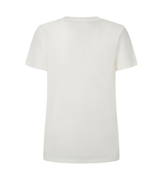 Pepe Jeans T-shirt Fiore hvid