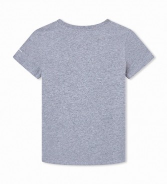 Pepe Jeans Vlaggenlog T-shirt grijs