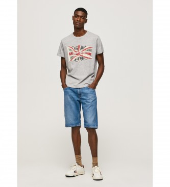 Pepe Jeans Flag Logo N T-shirt grey 