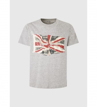 Pepe Jeans Flag Logo N T-shirt grey 