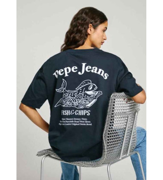 Pepe Jeans Granatowa koszulka Gracie