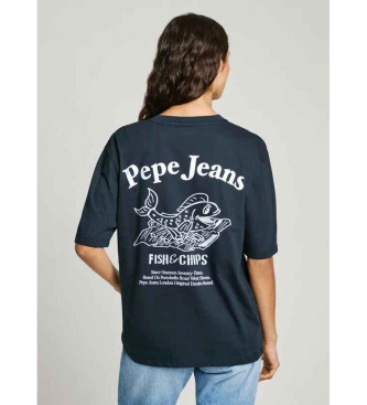 Pepe Jeans Granatowa koszulka Gracie