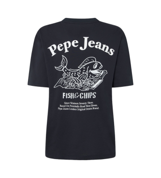 Pepe Jeans Granatowa koszulka Gracie