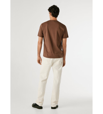 Pepe Jeans Jacko majica rjave barve
