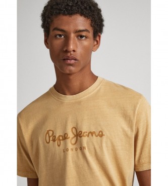 Pepe Jeans Jayden beigefarbenes T-shirt