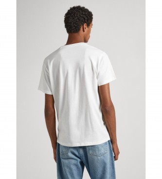 Pepe Jeans T-shirt Kenelm blanc