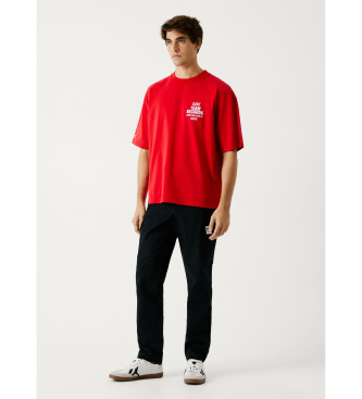 Pepe Jeans T-shirt imprim du logo rouge