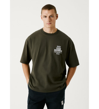 Pepe Jeans T-shirt vert avec logo imprim