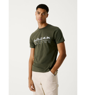 Red Bull Racing x Pepe Jeans Camiseta logo estampado verde