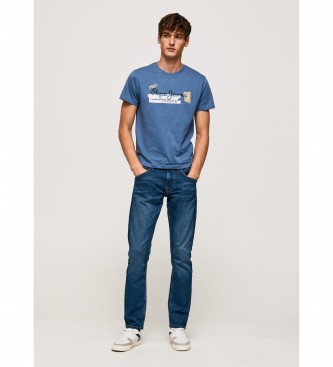 Pepe Jeans Camiseta logotipo azul