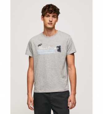 Pepe Jeans T-shirt grigia con logo