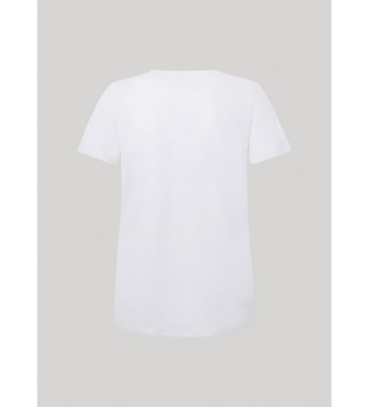 Pepe Jeans T-shirt Lorette biały