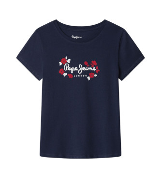 Pepe Jeans Maglietta Maisie blu scuro