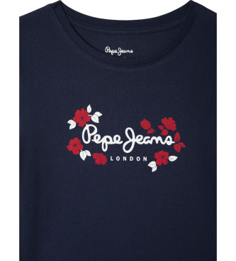 Pepe Jeans Maglietta Maisie blu scuro