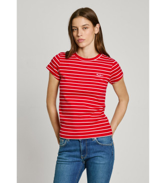 Pepe Jeans T-shirt Meribel vermelha