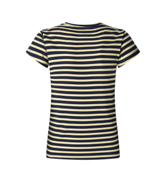 Pepe Jeans Maglietta blu navy a righe Merida