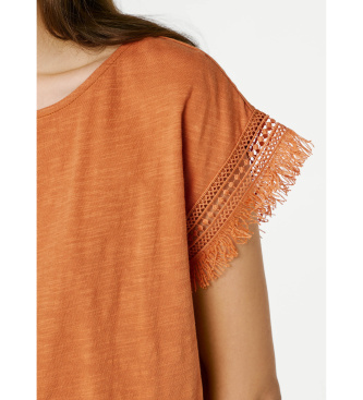 Pepe Jeans Nain oranžna majica