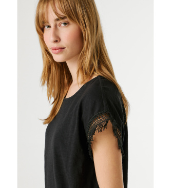 Pepe Jeans Nain majica črna