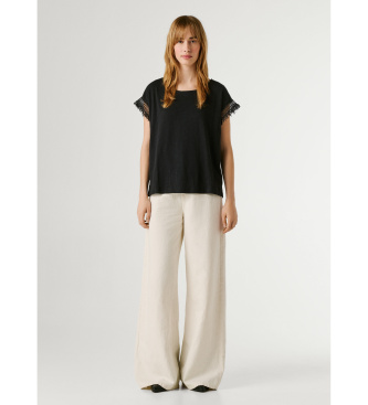 Pepe Jeans Nain majica črna