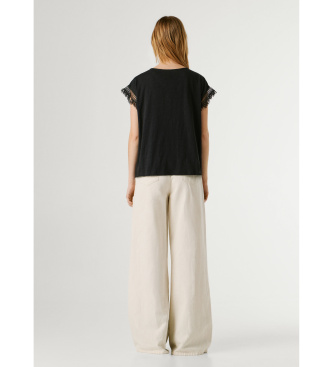 Pepe Jeans Nain majica črna