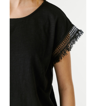 Pepe Jeans Nain majica črna