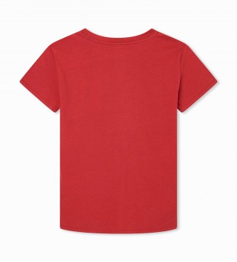 Pepe Jeans Camiseta New Art N rojo