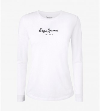 Pepe Jeans New Virginia Ls N T-shirt blanc